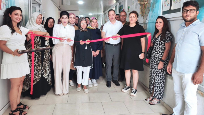 Tarsus'ta Aile Destek Merkezi'nin İpliklerin Renkli Dünyası sergisi
