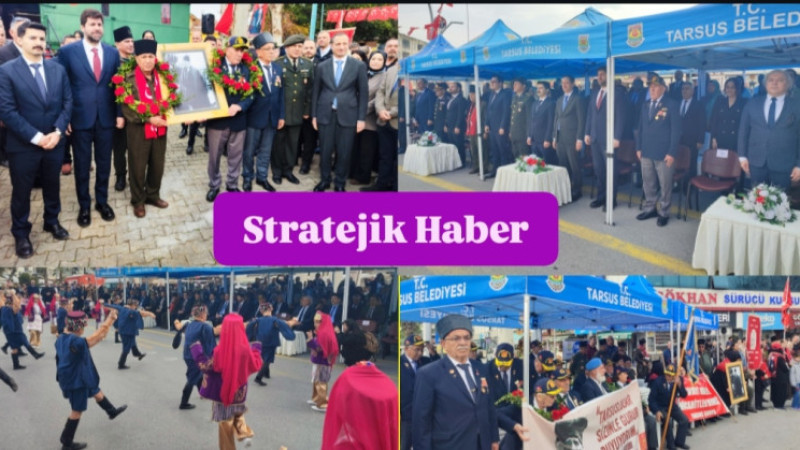 Atatürk’ün Tarsus’a gelişinin 103. Yıldönümü kutlandı