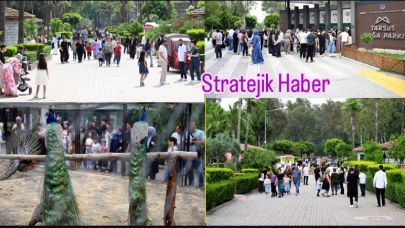Tarsus Doğa Parkı'na Bayramda Ziyaretçi Akını 
