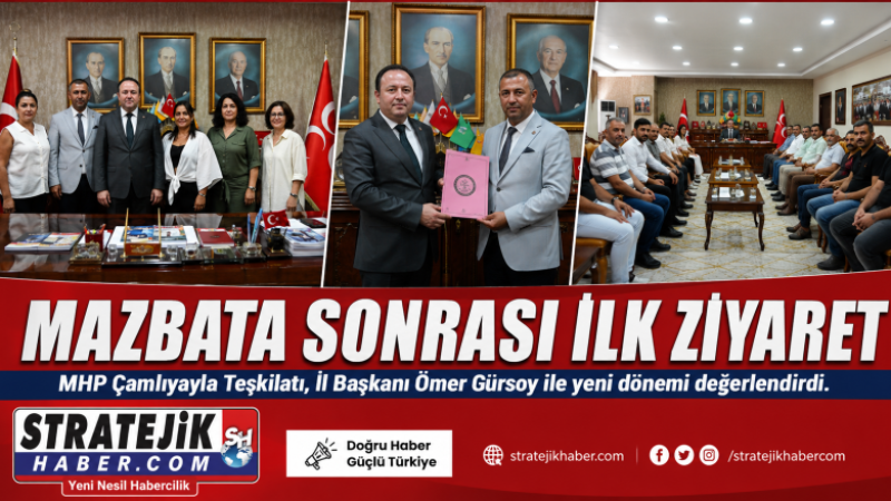 Başkan Ömer Akın ve Ekibinin İlk Ziyareti MHP İl Başkanına
