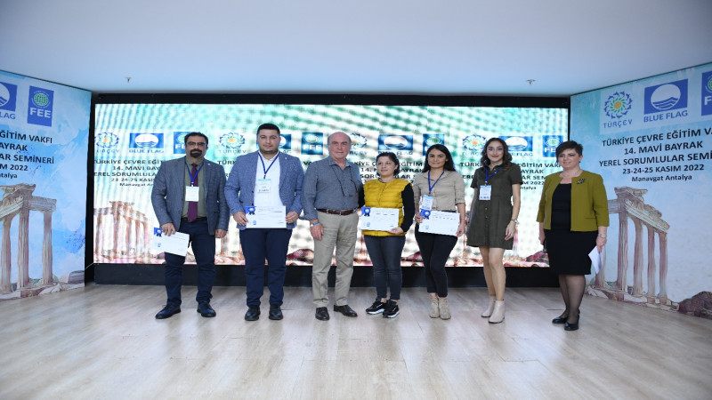 Büyükşehir'den 4 Kişiye Mavi Bayrak Yerel Sorumlusu Sertifikası
