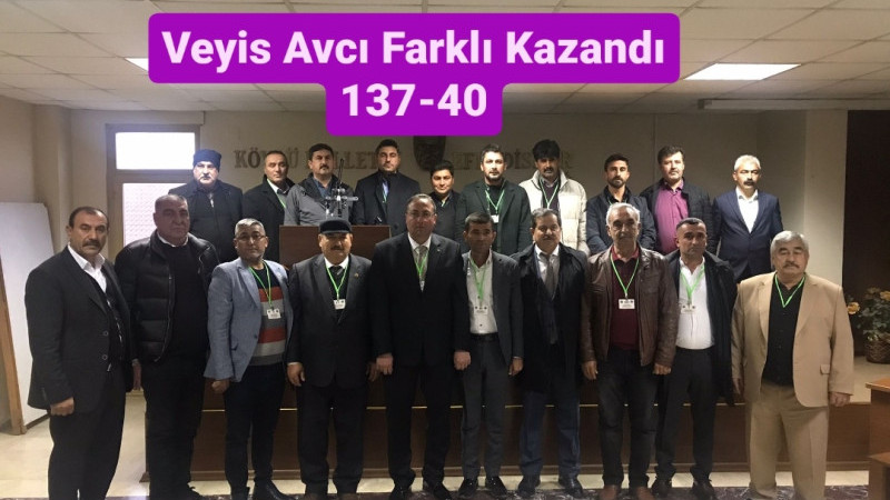 Ziraat Odası Seçiminde Veyis Avcı, Büyük Fark Attı: 137-40