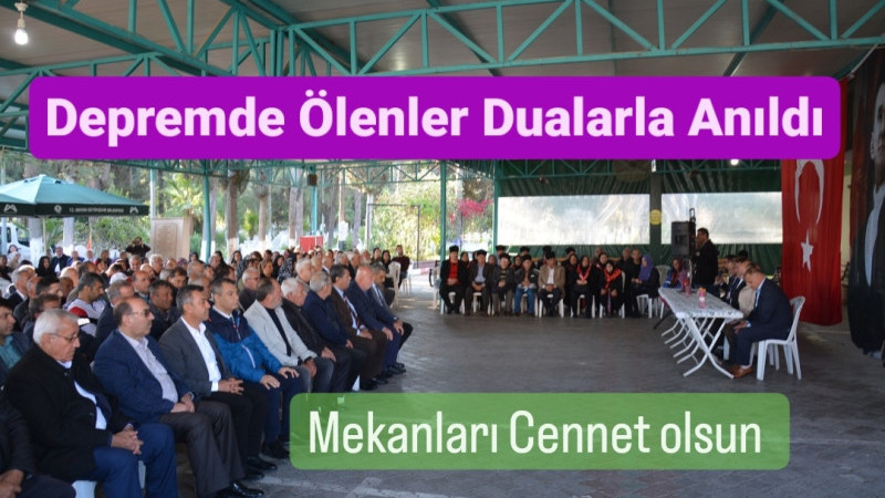 Mersin Büyükşehir Depremde vefat edenler için Kur’an-ı Kerim okuttu