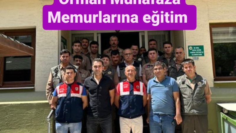 Tarsus'ta Jandarmadan Orman Muhafaza Memurlarına eğitim verildi