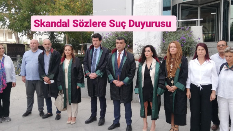 Mersin Barosu’ndan Skandal Sözlere Suç Duyurusu