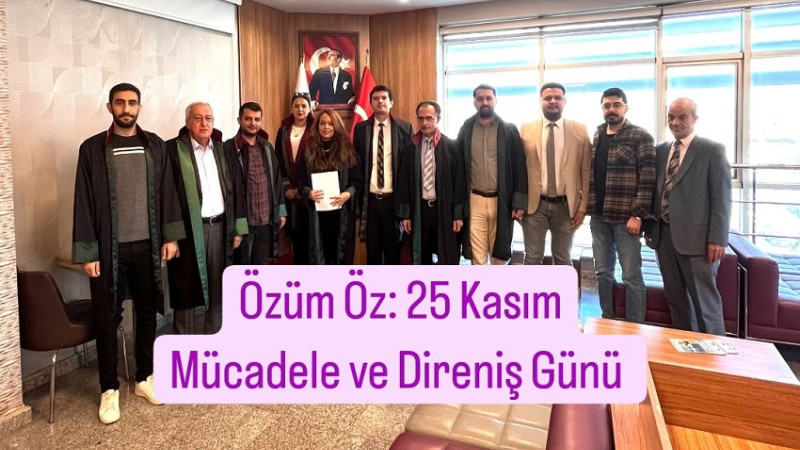 Mersin Barosu Kadın Hakları Merkezi'nden Kadınlara Yönelik Şiddet Açıklaması