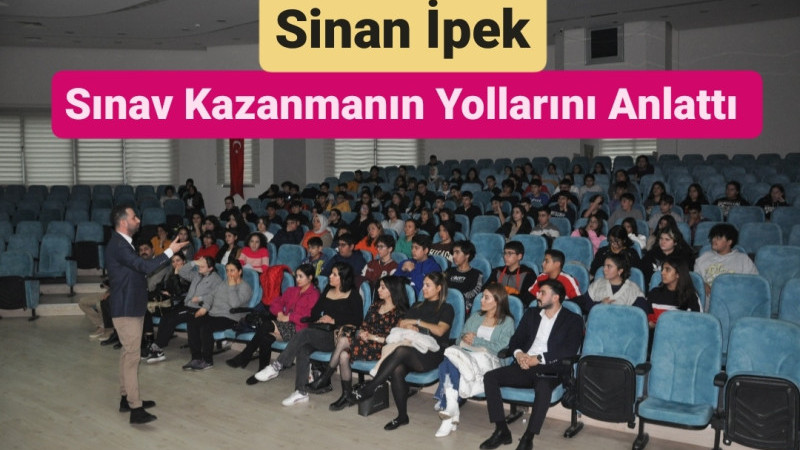 Eğitim Danışmanı Sinan İpek, Çukurova Kavram Koleji Öğrencileriyle Buluştu