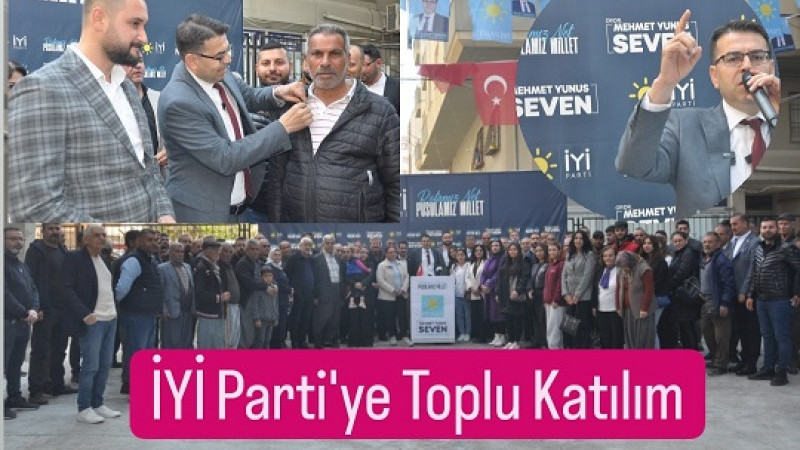 Tarsus’ta İyi Partiye Toplu Katılım, Seven: “Bu seçimi İyi Parti Kazanıyor”