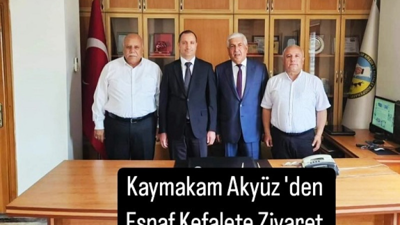 Kaymakam Akyüz, Esnaf kefalet Kooperatifi'nde