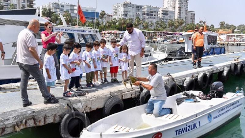 Büyükşehir'den Miniklere Temiz Denizin Önemi Anlatıldı