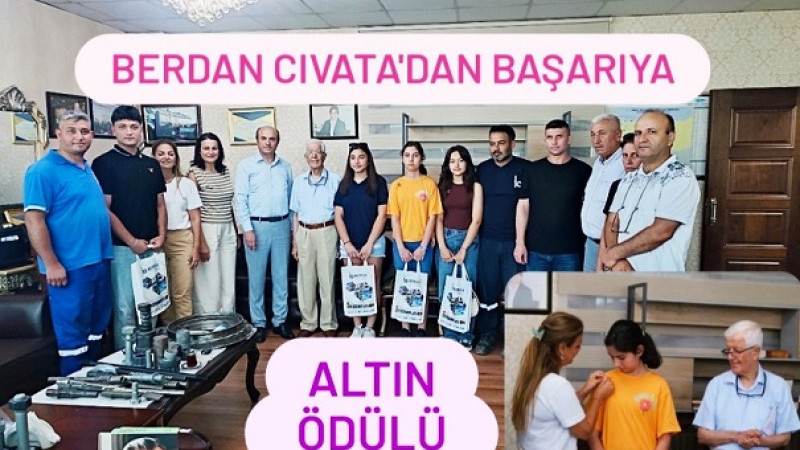 Tarsus Berdan Cıvata, Başarılı Öğrencileri Altın ile Ödüllendirdi