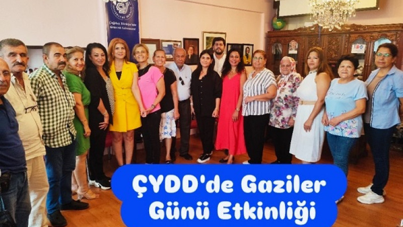 ÇYDD Tarsus Şubesi’nden Gaziler Günü Etkinliği