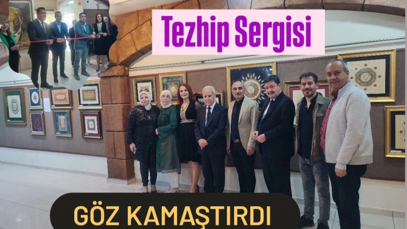 Tarsus'ta Tezhip Sergisine Yoğun İlgi