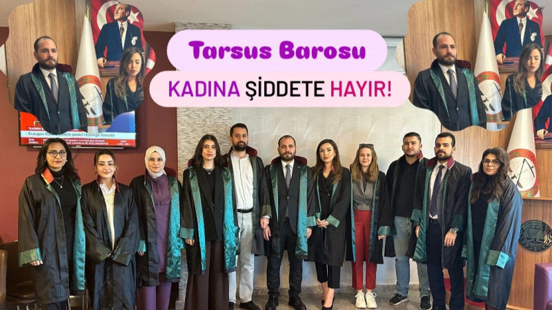 Tarsus Barosu'nda 25 Kasım Etkinliği 