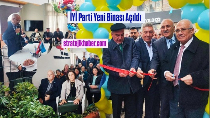 İYİ Parti Tarsus İlçe Teşkilatı Yeni Binası Törenle Açıldı