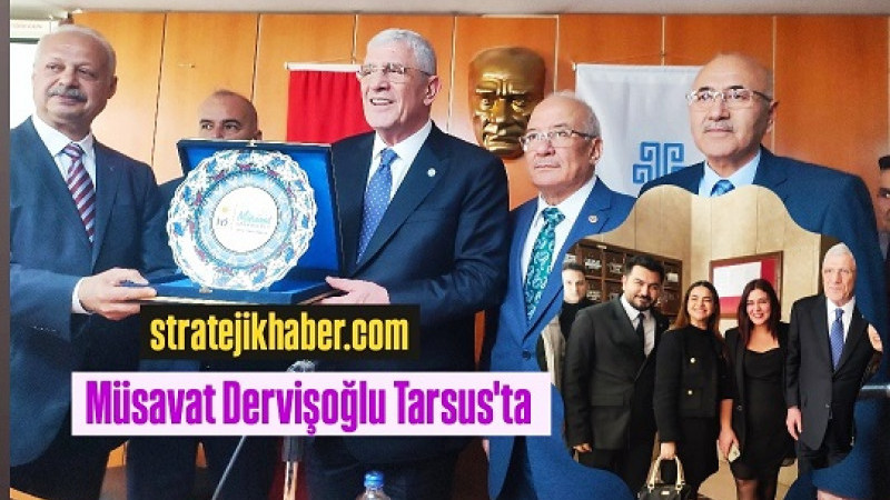 Müsavvat Dervişoğlu Tarsus’ta Esnaf gezdi, STK'larla buluştu