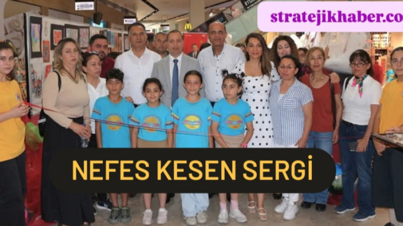 Tarsus milli Eğitim Müdürlüğü'nün geleneksel yıl sonu sergisi açıldı