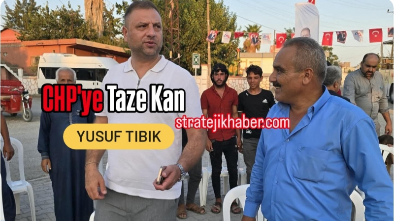 Yusuf Tıbık, CHP Tarsus Teşkilatında Bayrağı Devralıyor