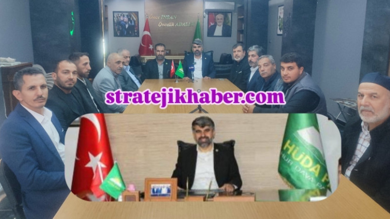 Hüda Par Mersin Milletvekili Faruk Dinç, Tarsus'ta Basın Toplantısı Yaptı 