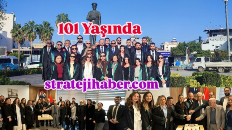 Mersin Barosu’nun 101. Kuruluş yıldönümü Tarsus’ta kutlandı