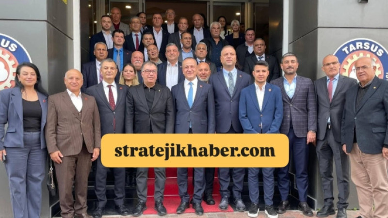 CHP Mersin İl ve Tarsus İlçe Başkanları Tarsus TSO'da