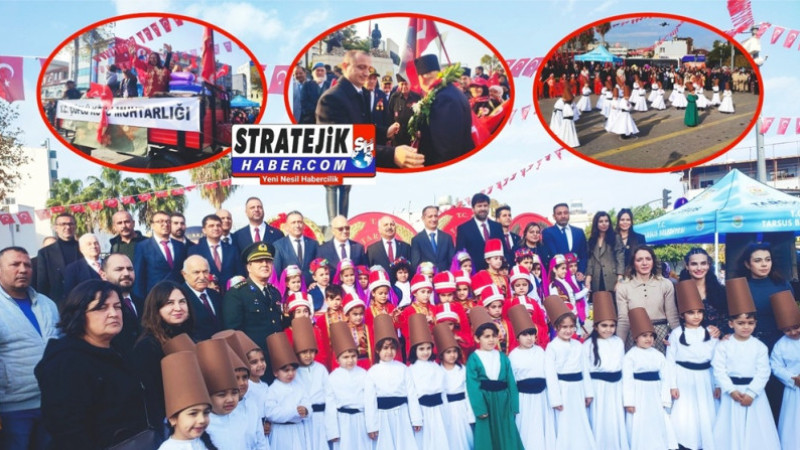 Tarsus'ta 104. Kurtuluş Yıldönümü Coşkusu ve Gururu Yaşandı