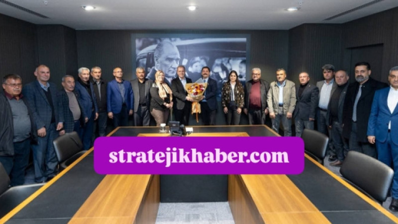 Tarsus Muhtarlar Derneği Yönetiminden Başkan Seçer'e Ziyaret