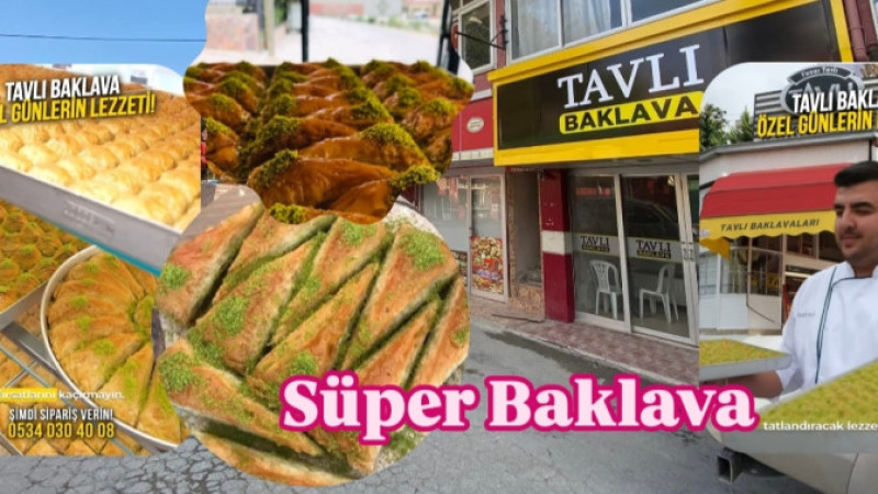 Tarsus’ta Lezzetin Adresi: TAVLI Baklava 1979 Fark Yaratıyor