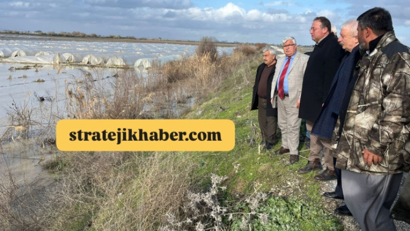 TZOB Heyeti Tarsus’ta Sel Afet Bölgesinde 