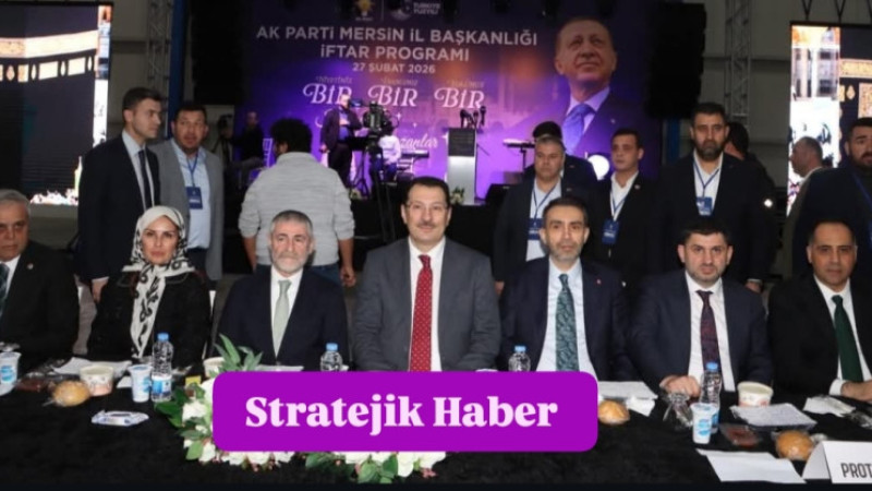 Mersin'de AK Parti İftar Yemeğine Binlerce kişi katıldı 