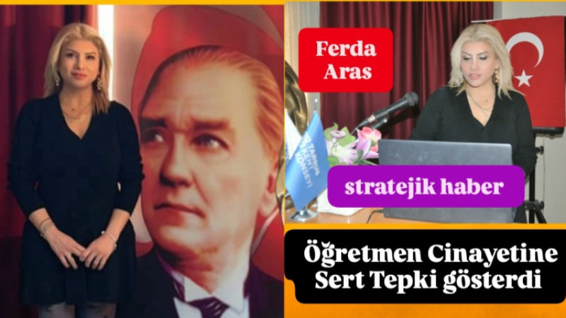 ÇYDD Tarsus Şube Başkanı Aras, Öğretmen Cinayetine Tepki Gösterdi