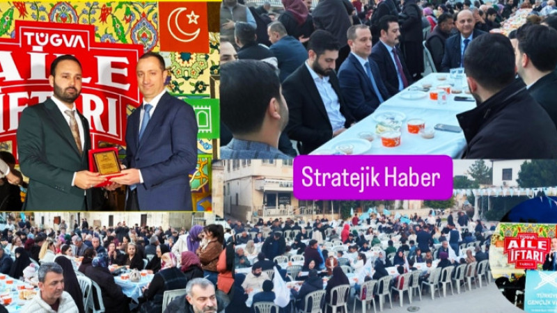 TÜGVA Tarsus Temsilciliğinden Yüzlerce kişiye İftar Yemeği