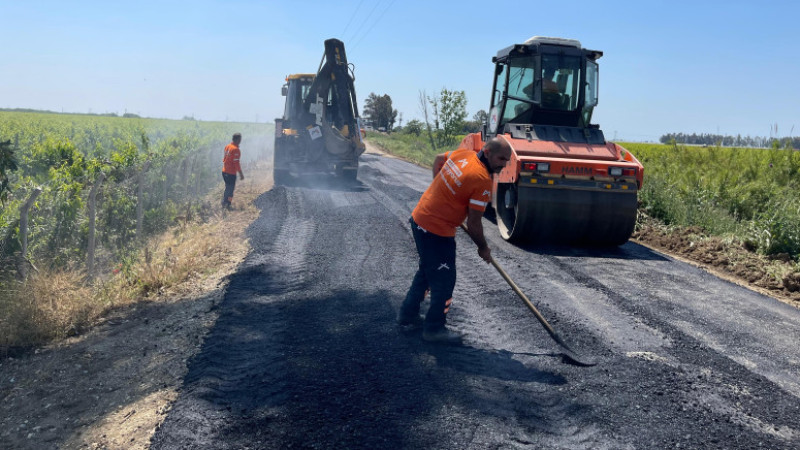 Mersin Büyükşehir Ekipleri Yol Yapım Çalışmalarını Aralıksız Sürdürüyor 