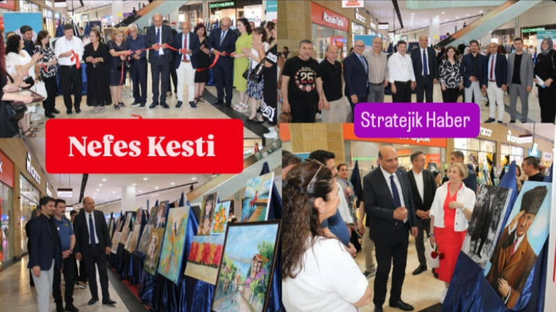 Tarsus Halk Eğitim Merkezi Yıl Sonu Sergisine Yoğun İlgi 