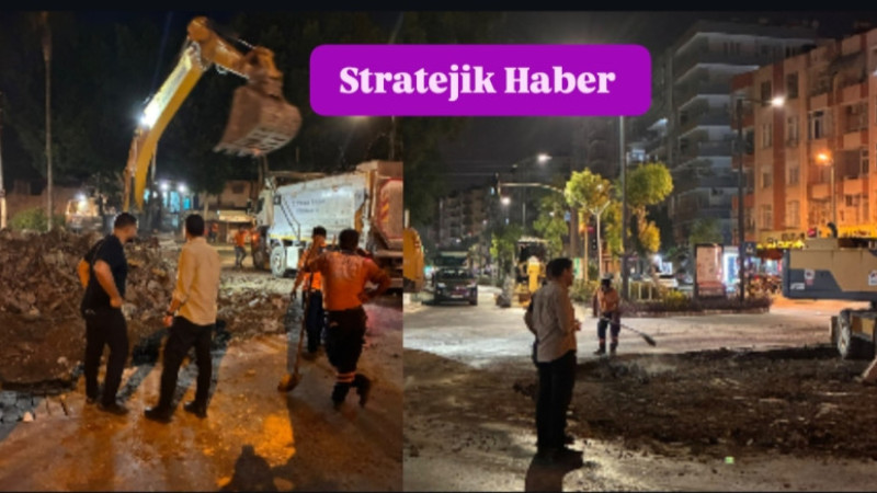 Büyükşehir Belediyesi Tarsus Kleopatra Kavşağı'nda Çalışmalara Başladı