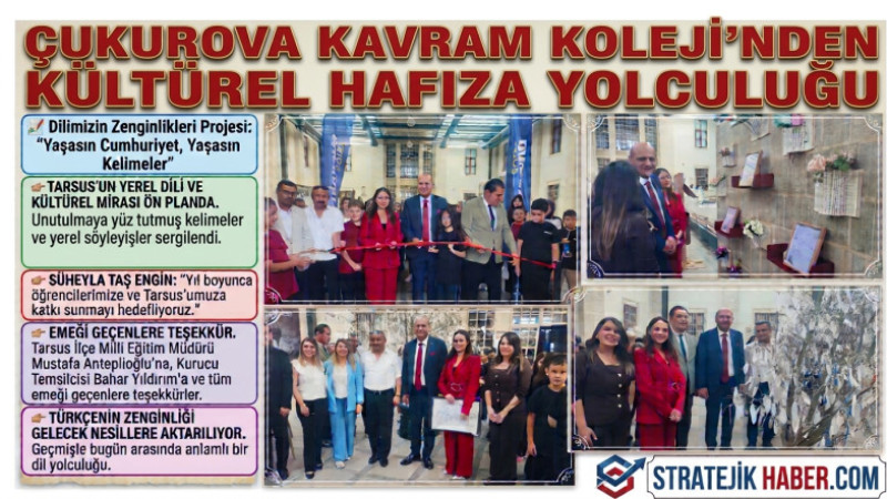 Çukurova Kavram Koleji'nin Kelime Sergisi Nefes Kesti