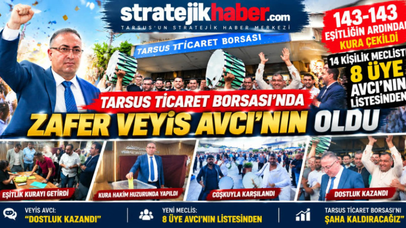 Ticaret Borsası seçiminde Eşitlik Kurayla Bozuldu Zafer Veyis Avcı'nın