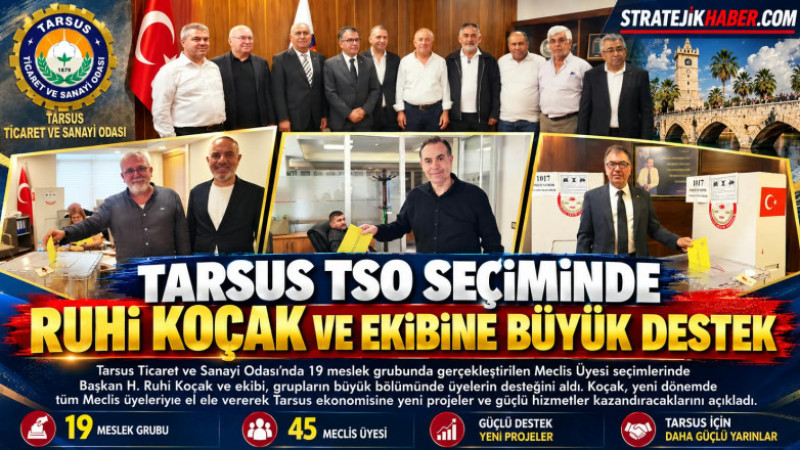 TSO Seçiminde Başkan Ruhi Koçak'a Büyük Ahde Vefa